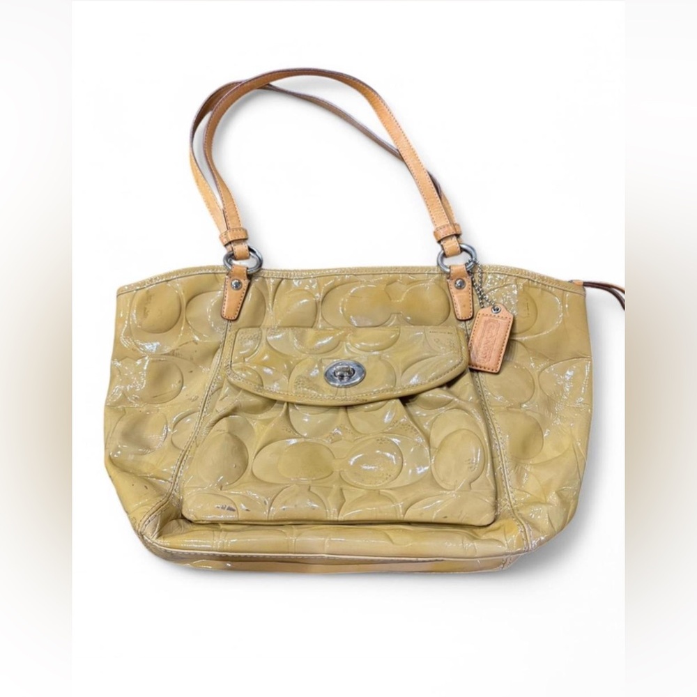 Coach Mustard Shoulder Bag